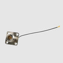 5-Pack N Type Female 4 Hole Flange Mount to RP-SMA Male RG174 Pigtail Cable 10cm