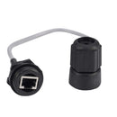 Anmbest 5PCS Panel Mounting RJ45 Waterproof Cat5 Connector Ethernet