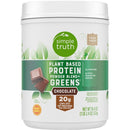 2 SIMPLE TRUTH Plant Based Protein Powder Blend Greens Chocolate 18.4 oz x 2