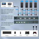 GREATHTEK KVM Switch 4 Port