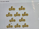 Sungator 12 Pcs 1/2" x 1/2" x 1/2" Push Fit Reducing Tee