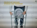 Two Medline Steel 3-in-1 Bedside Commodes, Portable Toilet Damaged Boxing&1 seat