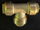 Sungator 12 Pcs 1/2" x 1/2" x 1/2" Push Fit Reducing Tee