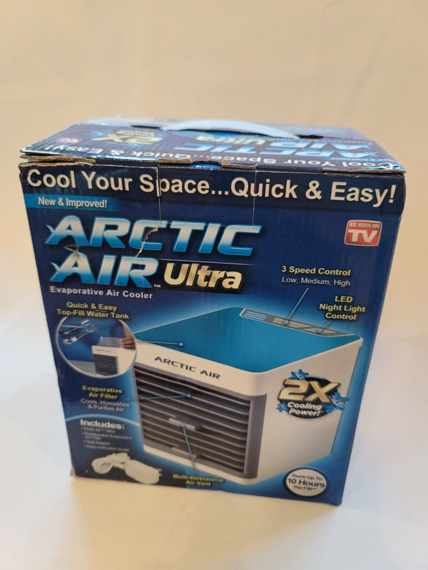 Artic Air Ultra 76 Cfm 3 Speed Settings Compact Portable Air Cooler- New