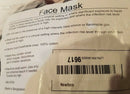 Black Adult Face Mask: Washable Fabric - Stay Protected