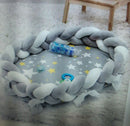 Snugglemoon Braided Baby Lounger Bed - Portable Co-Sleeping Bassinet For Babies