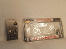 NY Giants Chrome License Plate Frames: Upscale Set for Fans