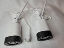 2Pcs Hiseeu 2.0MP 1080P Outdoor WiFi IP Cameras - Secure Surveillance