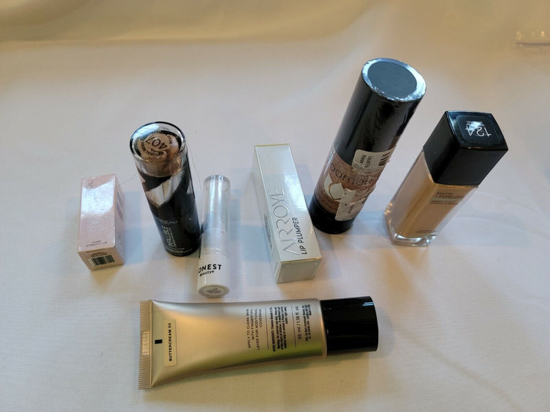 Derol Lips Plumper + Loreal And Other Make-Up + Bare Minerals+(7 Items Pictured)