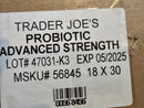 6 bottles Trader Joe's Advanced Strength Probiotic 30 Capsules In Bottle x 6
