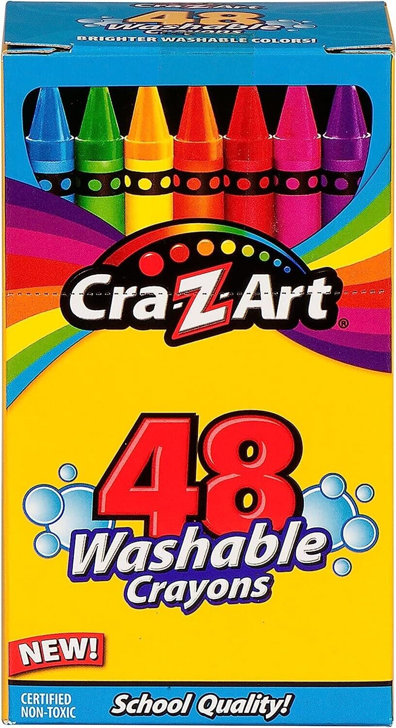 (15) Bx Cra-ZArt 48 Wash Crayons School Quality Non Toxic Coloring Quality Lot