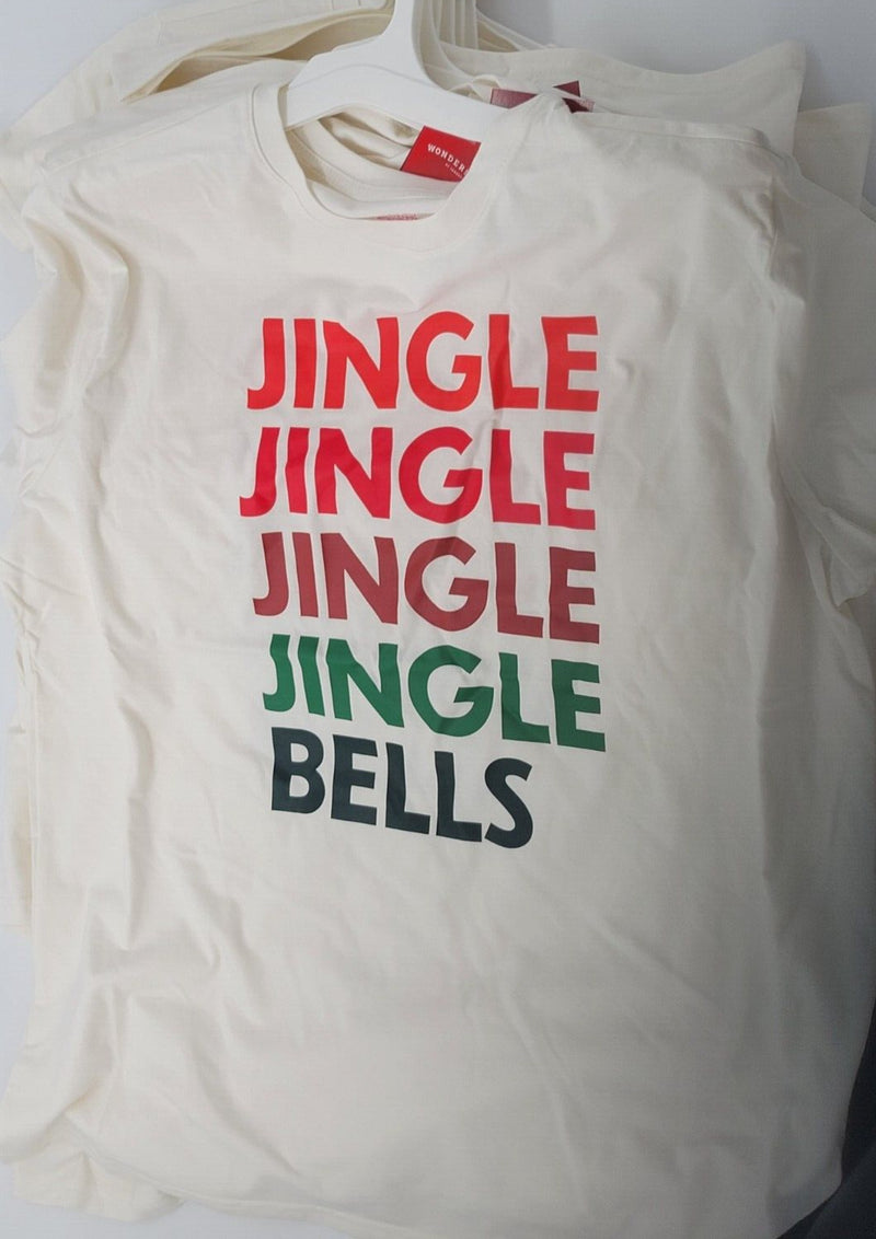 8 Wondershop Target JINGLE BELLS Christmas Holiday T Shirts 3 XL + 3L+