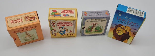 1985 Little Treasury of Beatrix Potter Box Set of 6 Mini Board Books