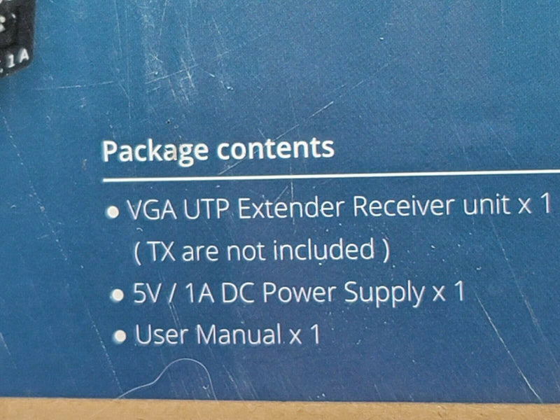 VGA Receiver Up to 300M over one UTP  with Audio