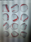 80   Ledwen Mini Soft Baseballs Pack of 80 Bulk - 2" Sports Themed Foam Baseball