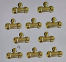 Sungator 12 Pcs 1/2" x 1/2" x 1/2" Push Fit Reducing Tee