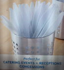 1800 knives Member's Mark White Plastic Knives, Heavyweight (600 ct. x 3)