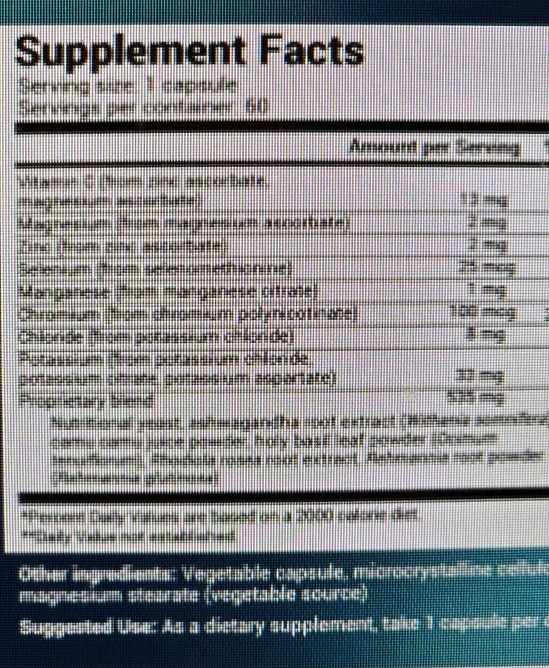 3 Dr Berg Adrenal And Cortisol Supplement 60 x 3 Caps, Support Mood And Stress