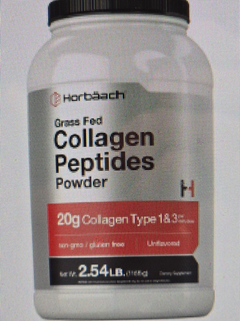 2 Horbaach Grass Fed Collagen Peptides Powder 2 x ( 172 Servings x  2.54 lb )