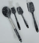 4 Piece Stainless Steel / Rubber Kitchen Utensils (New In Plastic) longest 12.5"