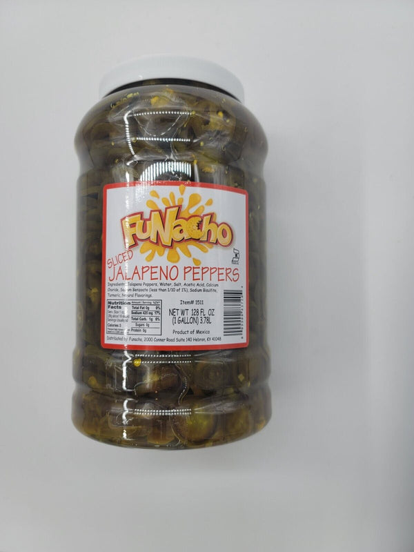 FuNacho Sliced Jalepeno Peppers (1 Gallon)