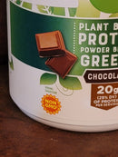 2 SIMPLE TRUTH Plant Based Protein Powder Blend Greens Chocolate 18.4 oz x 2