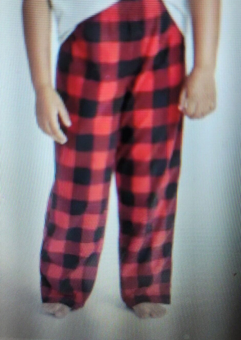 3 Sets Kids Pajamas Red & Black Buffalo Check Flannel Pajamas Set Size 6 Kids