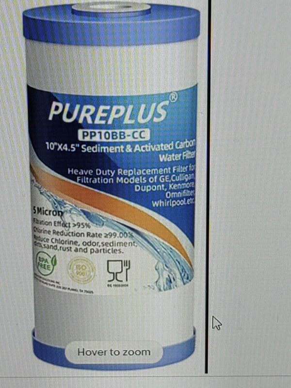 Have one to sell? Sell now Pureplus PP10BB-CC 5 Micron Sediment & Activated Car