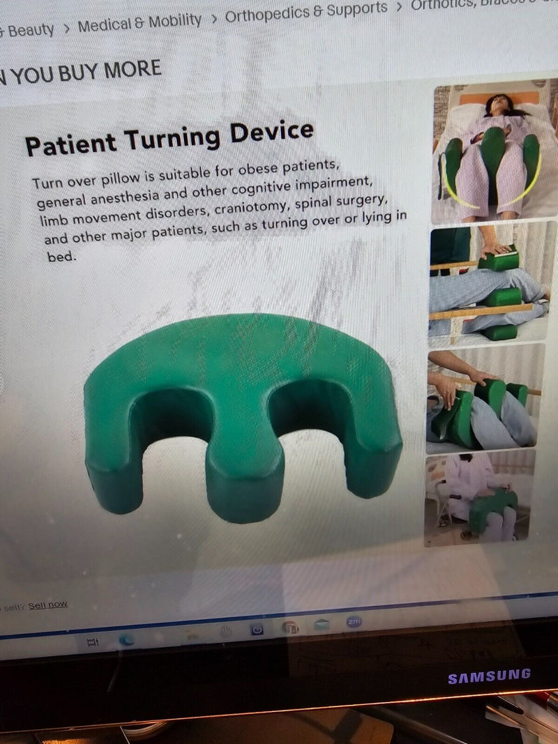 Patient Turning Device Multifunctional Adjusting Pillow Turn Over Pillow Green