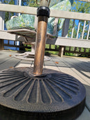 Sunnyglade 18" 30.2-lbs Heavy Duty Round Antiqued Umbrella Base for Patio Out...