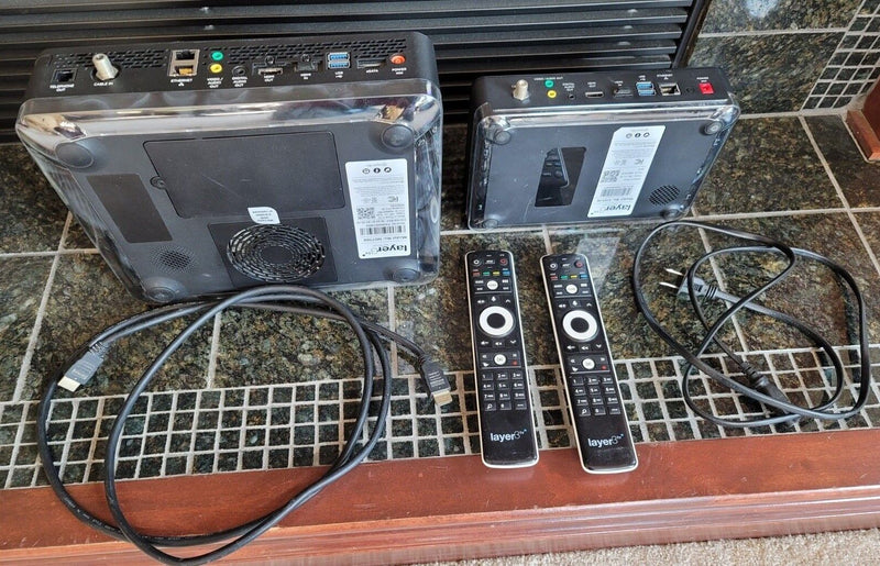 (2) DIRECTV  Stream boxes  Large and small ( Former layer3tv ) + 2 remotes +cord