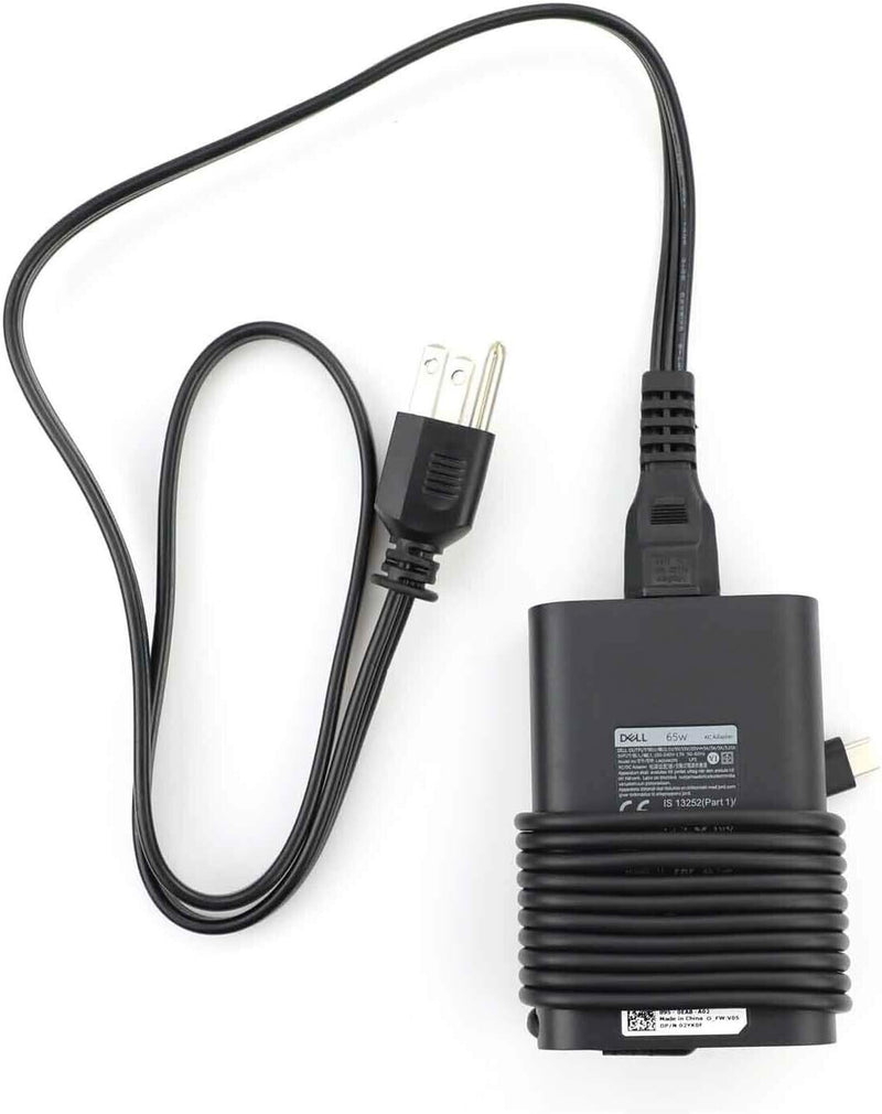 Dell Laptop Charger 65W USB-C AC Power Adapter Include Power Cord NEW