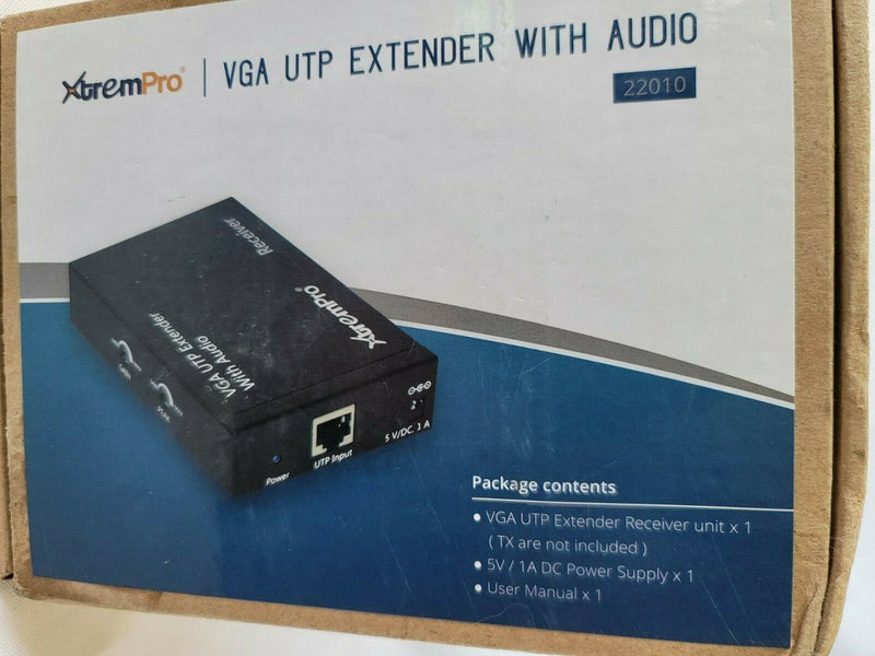VGA Receiver Up to 300M over one UTP  with Audio