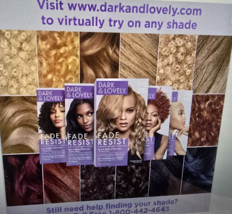 12 Boxes Carson Dark and Lovely Fade Resist Rich Conditioning Hair Color