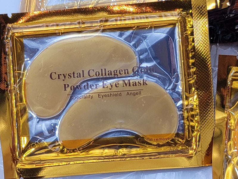 40 Pcs Gold Crystal Collagen Under Eye Patch Wrinkle Anti Aging Dark Circle Pad