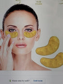 40 Pcs Gold Crystal Collagen Under Eye Patch Wrinkle Anti Aging Dark Circle Pad