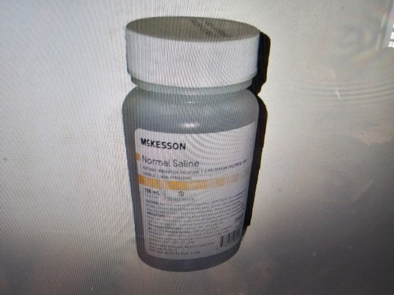 Mckesson, Normal Saline, 100ml, Exp. 04/17/2025 6 Count