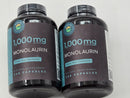 2 Monolaurin 1000 Mg  240 Capsules x 2 =480  Eleva Nutrition