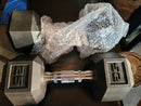NEW 25 Lbs Dumbbells Rubber Coated Hex Pair -TOTAL 50lbs