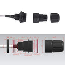 Anmbest 5PCS Panel Mounting RJ45 Waterproof Cat5 Connector Ethernet