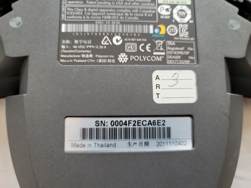 Polycom SoundStation IP 6000 SIP HD Voice Conference VoIP Phone 2201-15600-001