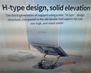 LS928 Rotatable Laptop Stand Aluminum Alloy Folding Design High Lifting
