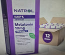 12 PACK Natrol Advanced Melatonin,Sleep, 10 mg, 100 Tablets (1200 tablets total)