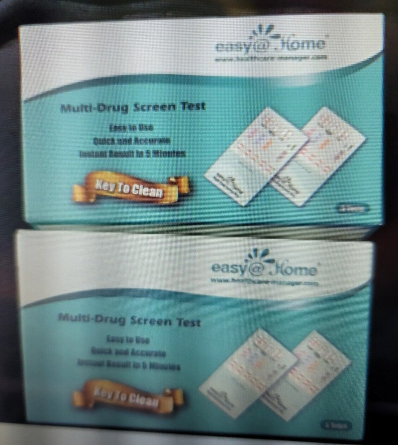 (30x5=150) Easy@Home 5 Panel Instant Result 5 Min! Urine Multi Drug Screen Test