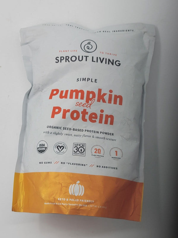 Sprout Living Simple Pumpkin Seed Protein Powder,  1 Pound