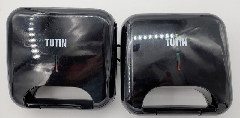 2 Tutin  Mini Waffle Makers  9" x 9"