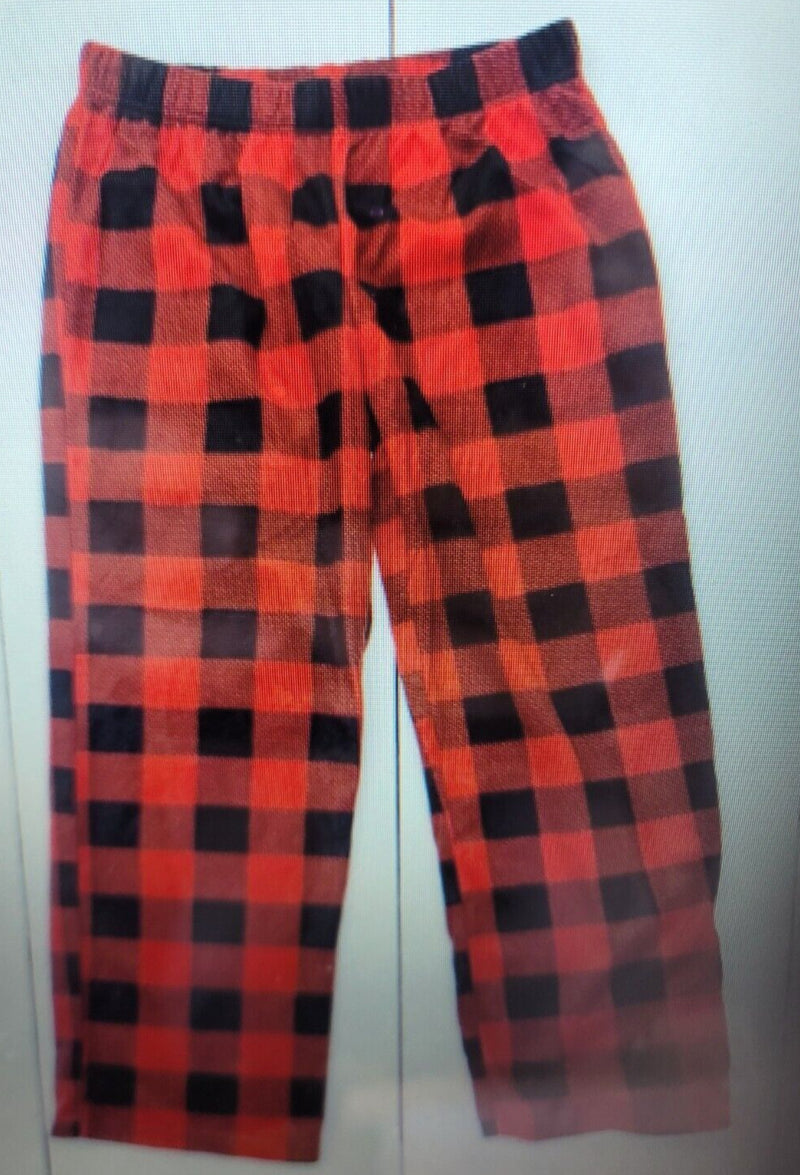 6 Sets Kids Pajamas Red & Black Buffalo Check Flannel Pajamas Set Size 5 Kids