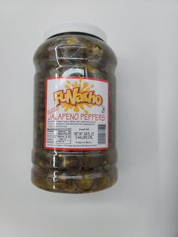 FuNacho Sliced Jalepeno Peppers (1 Gallon)