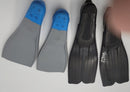 NEW Cressi Rondinella 39/40 Snorkel Fins - Black + Speedo Snorkel Finns Small