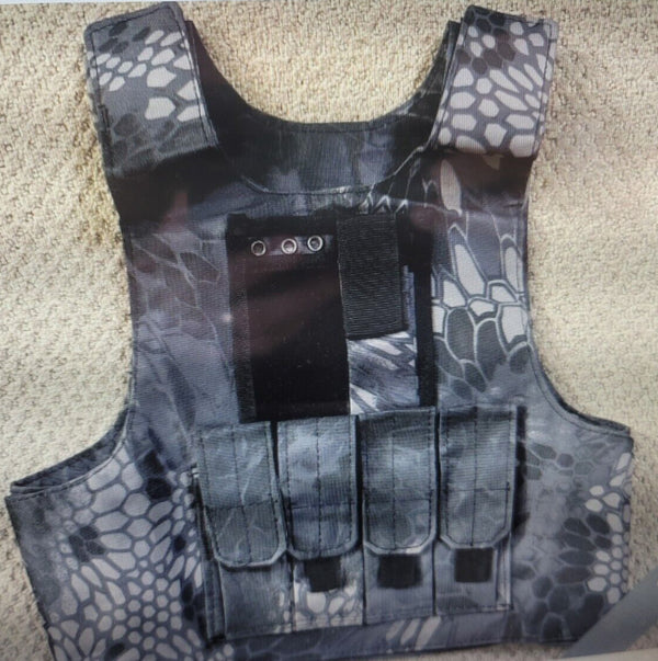 Kids Military Tactical Vest CS Training Protective Vest